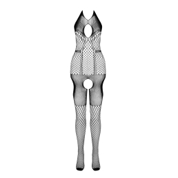 Бодістокінг з імітацією панчох Passion BS079 black - №5