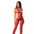 Еротичний бодістокінг Passion BS084 red 