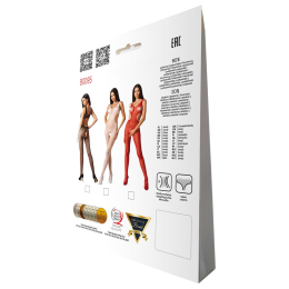 Еротичний бодістокінг з малюнком Passion BS085 red - - фото №6