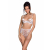 Еротичний комплект з малюнком Passion LOVELIA BIKINI XXL/XXXL, white 