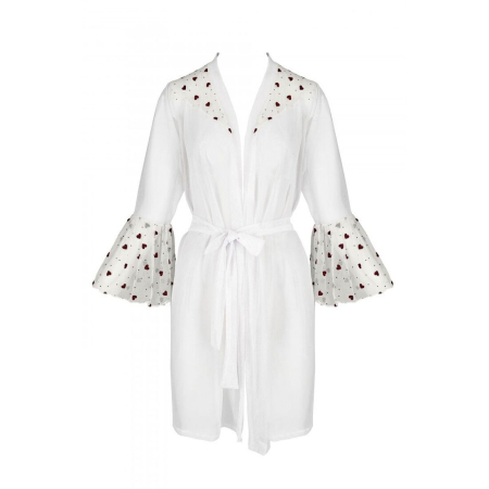 Повітряний пеньюар Passion LOVELIA PEIGNOIR XXL/XXXL, white - фото №5