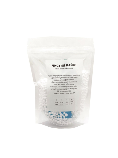 Крафтове мило-член із присоскою Чистий Кайф Blue size S натуральне - фото №4