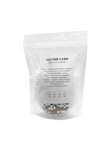 Крафтове мило-член із присоскою Чистий Кайф Brown size S натуральне - фото №4