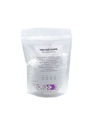 Крафтове мило-член із присоскою Чистий Кайф Violet size S натуральне - фото №4