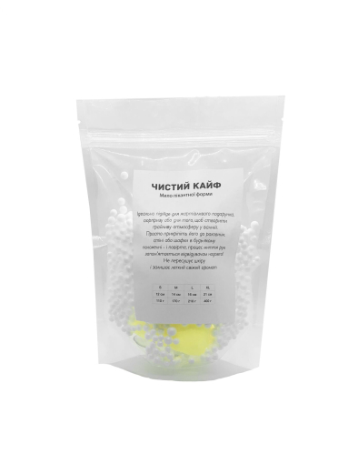Крафтове мило-член із присоскою Чистий Кайф Yellow size S натуральне - фото №4