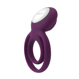 Подвійне ерекційне кільце з вібрацією Svakom Tammy Violet - фото