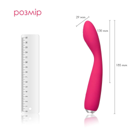 Вібратор для клітора та точки G Svakom Iris Plum Red - - фото №2