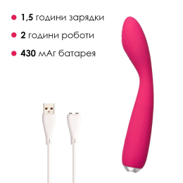 Вібратор для клітора та точки G Svakom Iris Plum Red - - фото №4