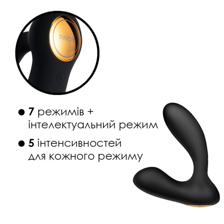 Інтерактивний масажер простати та вібратор точки G Svakom Vick Neo - фото №4