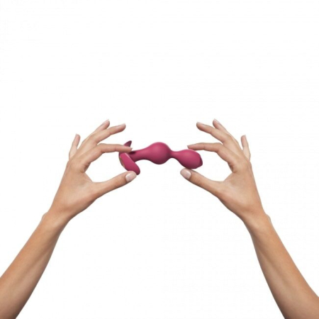 Анальний стимулятор, гнучкий з вібрацією Love To Love TWINNY BUD Plum - фото №4