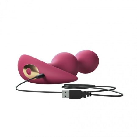 Анальний стимулятор, гнучкий з вібрацією Love To Love TWINNY BUD Plum - фото №3