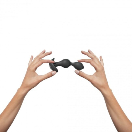 Анальний стимулятор, гнучкий з вібрацією Love To Love TWINNY BUD Black №4