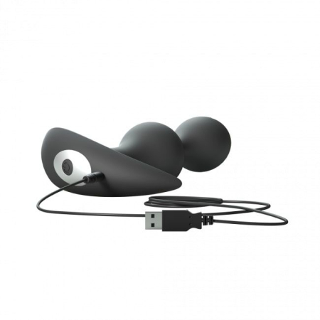 Анальний стимулятор, гнучкий з вібрацією Love To Love TWINNY BUD Black №3