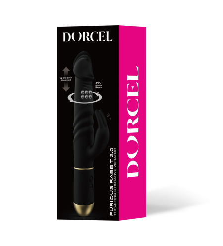 Вібратор Dorcel Furious Rabbit 2.0 зі зворотно-поступальними рухами головки, перезаряджуваний - фото №9