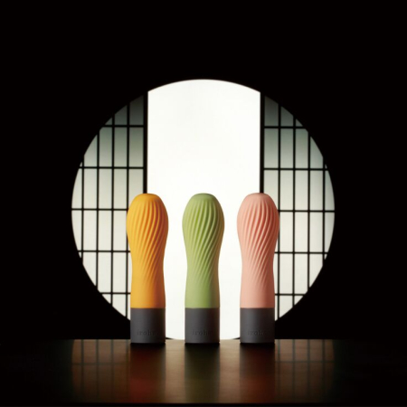 Вібратор IROHA ZEN Matcha з ніжною ребристою поверхнею - фото №8