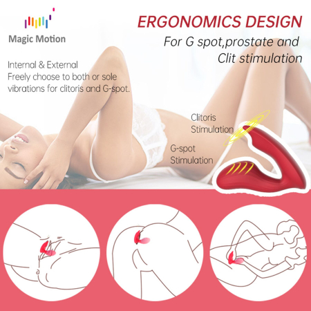 Смартвібратор Magic Motion Umi Red - фото №9