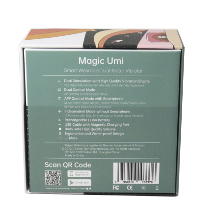 Смартвібратор Magic Motion Umi Red - фото №7