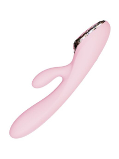 Вібратор-кролик з голівкою KISTOY A-King, що надувається, LED-екран - - фото №3