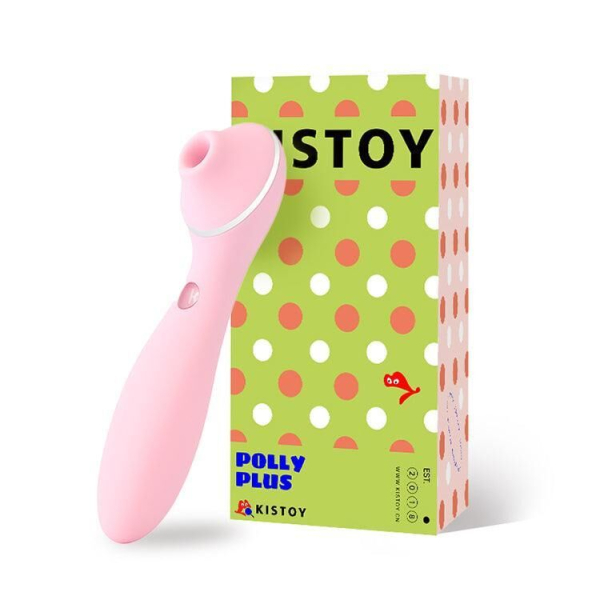 Вакуумний вібратор KISTOY Polly Plus Pink 
