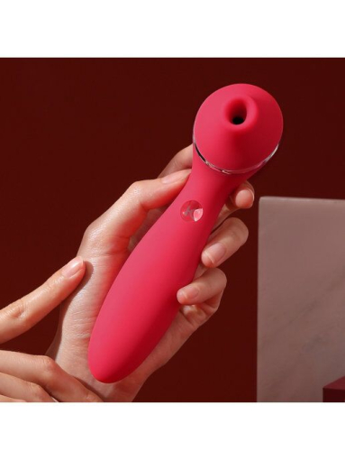 Вакуумний вібратор KISTOY Polly Plus Red - фото №5