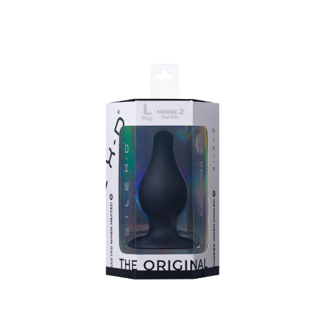 Анальна пробка SilexD (Model 2 size L) двошаровий, силікон+Silexpan, діаметр 4,5 см - фото №4