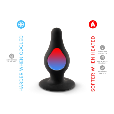 Анальна пробка SilexD (Model 2 size L) двошаровий, силікон+Silexpan, діаметр 4,5 см - фото №2