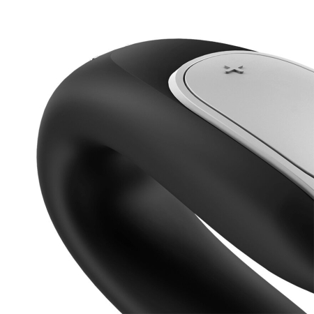 Смартвібратор для пар Satisfyer Double Fun (Black) з пультом ДК - фото №4