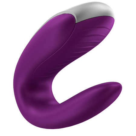Смарт-вібратор для пар Satisfyer Double Fun (Violet) з пультом ДК - фото №2