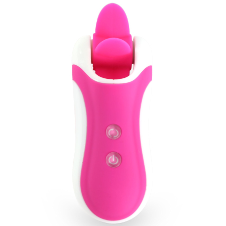 Стимулятор з імітацією оральних пестощів FeelzToys - Clitella Oral Clitoral Stimulator Pink №3