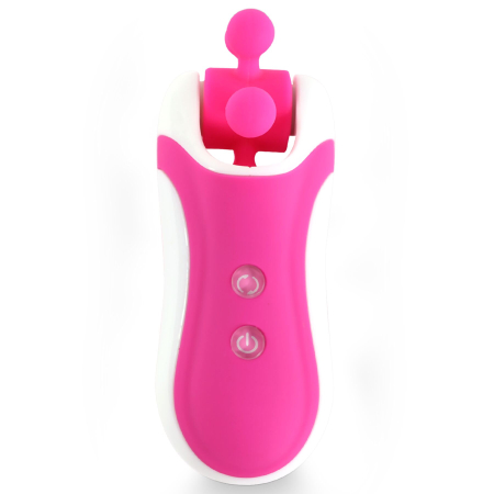 Стимулятор з імітацією оральних пестощів FeelzToys - Clitella Oral Clitoral Stimulator Pink №2