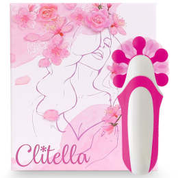 Стимулятор з імітацією оральних пестощів FeelzToys - Clitella Oral Clitoral Stimulator Pink - фото