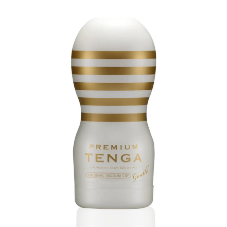 Мастурбатор Tenga Premium Original Vacuum Cup Gentle (глибоке горло) з вакуумною стимуляцією - фото