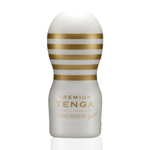 Мастурбатор Tenga Premium Original Vacuum Cup Gentle (глибоке горло) з вакуумною стимуляцією - фото