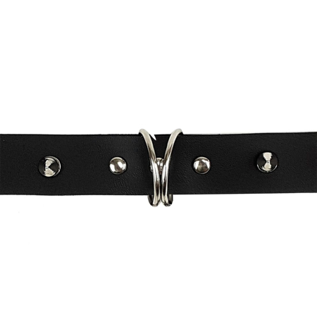 Нашийник з шипами та повідцем Art of Sex - Collar Spikes and Leash - фото №3