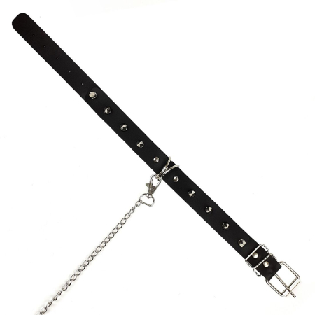 Нашийник з шипами та повідцем Art of Sex - Collar Spikes and Leash - фото №7