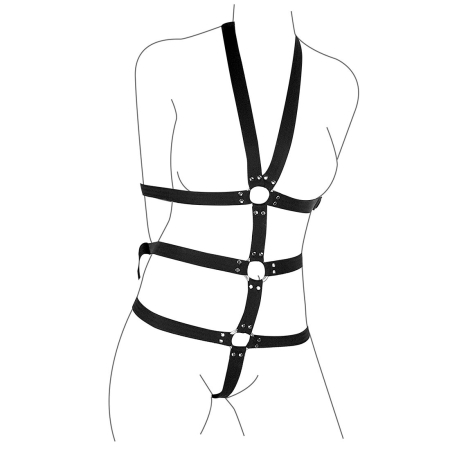 Набір для фіксації Art of Sex – BDSM Fixation Black Night Simple - фото №3