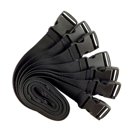 Ремені для бондажу Art of Sex - BDSM Bondage Black Night Simple - фото №3