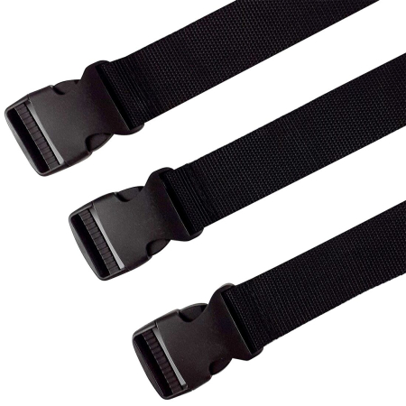 Ремені для бондажу Art of Sex - BDSM Bondage Black Night Simple - фото №4