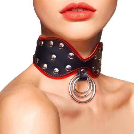 Нашийник з натуральної шкіри Art of Sex - Collar Butterfly 