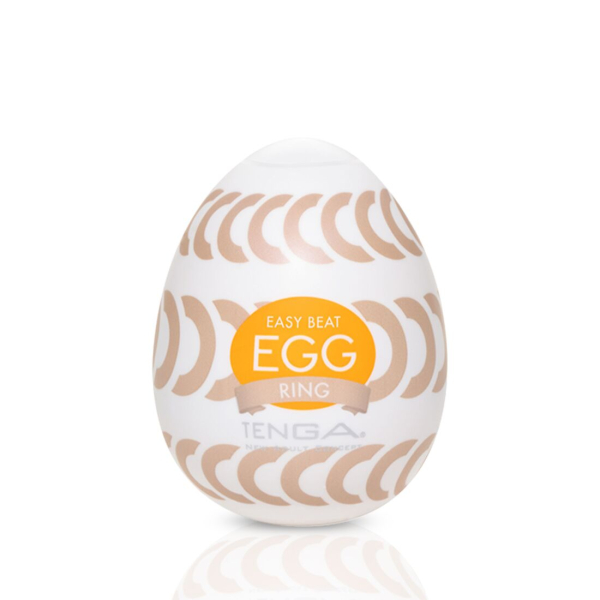 Мастурбатор-яйце Tenga Egg Ring з асиметричним рельєфом - фото