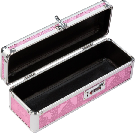Кейс для зберігання секс-іграшок BMS Factory - The Toy Chest Lokable Vibrator Case Pink з кодовим за - фото №3