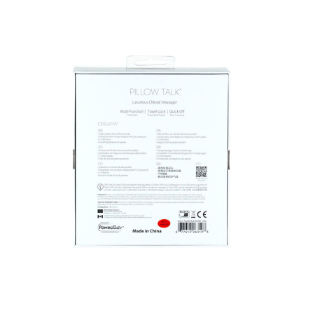 Розкішний вакуумний кліторальний стимулятор Pillow Talk - Dreamy Teal із кристалом Swarovski - фото №7