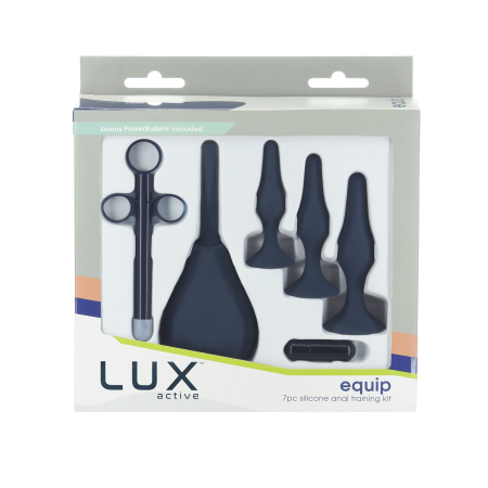 Набір анальних іграшок для новачків Lux Active – Equip – Silicone Anal Training Kit - фото