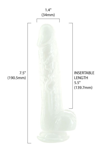 Перлинний фалоімітатор на присосці ADDICTION — Pearl by Addiction 7,5? Dong, віброкуля в подарунок - фото №2