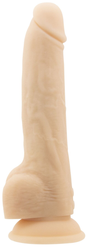 Фалоімітатор з пульсацією Naked ADDICTION Dominic 9? Vanilla, пульт ДК, діаметр 4,2 см - фото