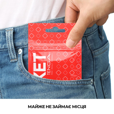 Мастурбатор TENGA Pocket Block Edge - фото №4