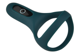 Подвійне ерекційне кільце Fun Town Rise Turquoise, керування зі смартфона - - фото №2