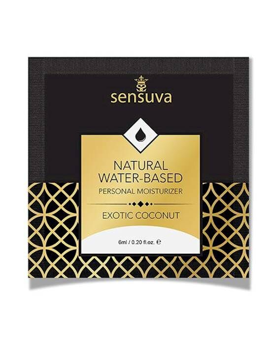 Пробник Sensuva – Natural Water-Based Exotic Coconut (6 мл) - фото