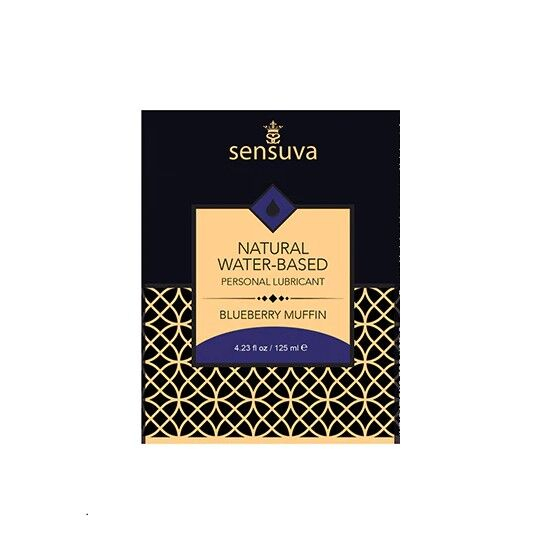 Пробник Sensuva – Natural Water-Based Blueberry Muffin (6 мл) - фото