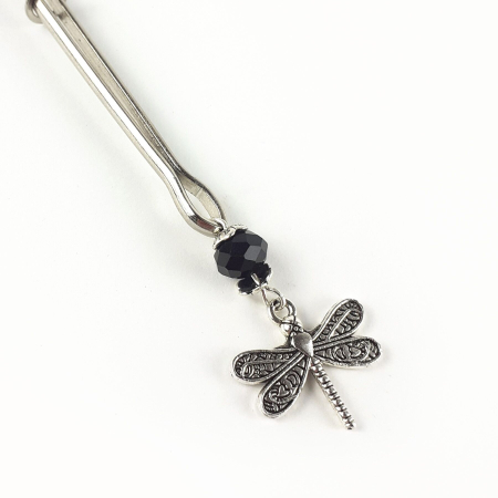 Затискач для клітора Art of Sex - Clit Clamp Silver Pearl - фото №5